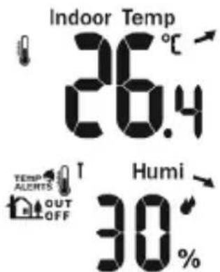 Bearware 303530 - Indicador de la temperatura interior y humedad del aire - 1