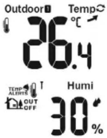 Bearware 303530 - Visualizzazione temperatura esterna: - 1
