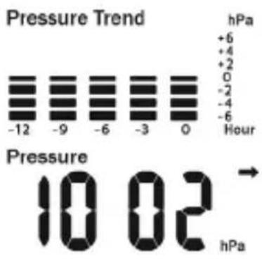 Bearware 303530 - Visualizzazione pressione barometrica: - 1