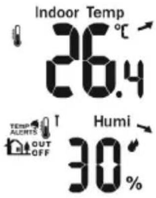 Bearware 303530 - Visualizzazione della temperatura interna e dell'umidità - 1