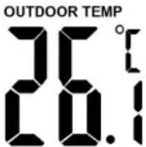Bearware 303394 - Visualizzazione temperatura esterna: - 1