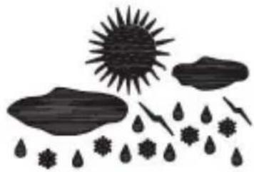 Bearware 303586 - Weather pictograms: - 1