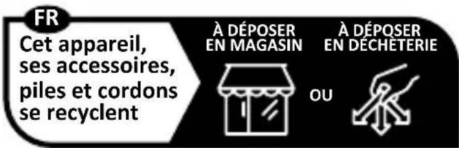Bearware 305764 - Indications pour l'élimination des batteries - 2
