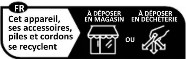 Bearware 306649 - Indications pour l'élimination des batteries - 2