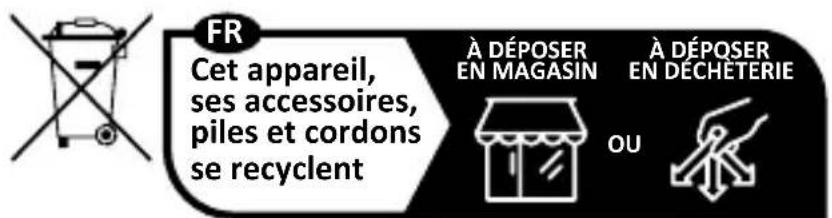 Bearware 306638 - Indications pour l'élimination des batteries - 1