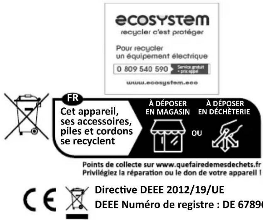 Arendo 305353 - Informations sur la mise au rebut de vos appareils - 2