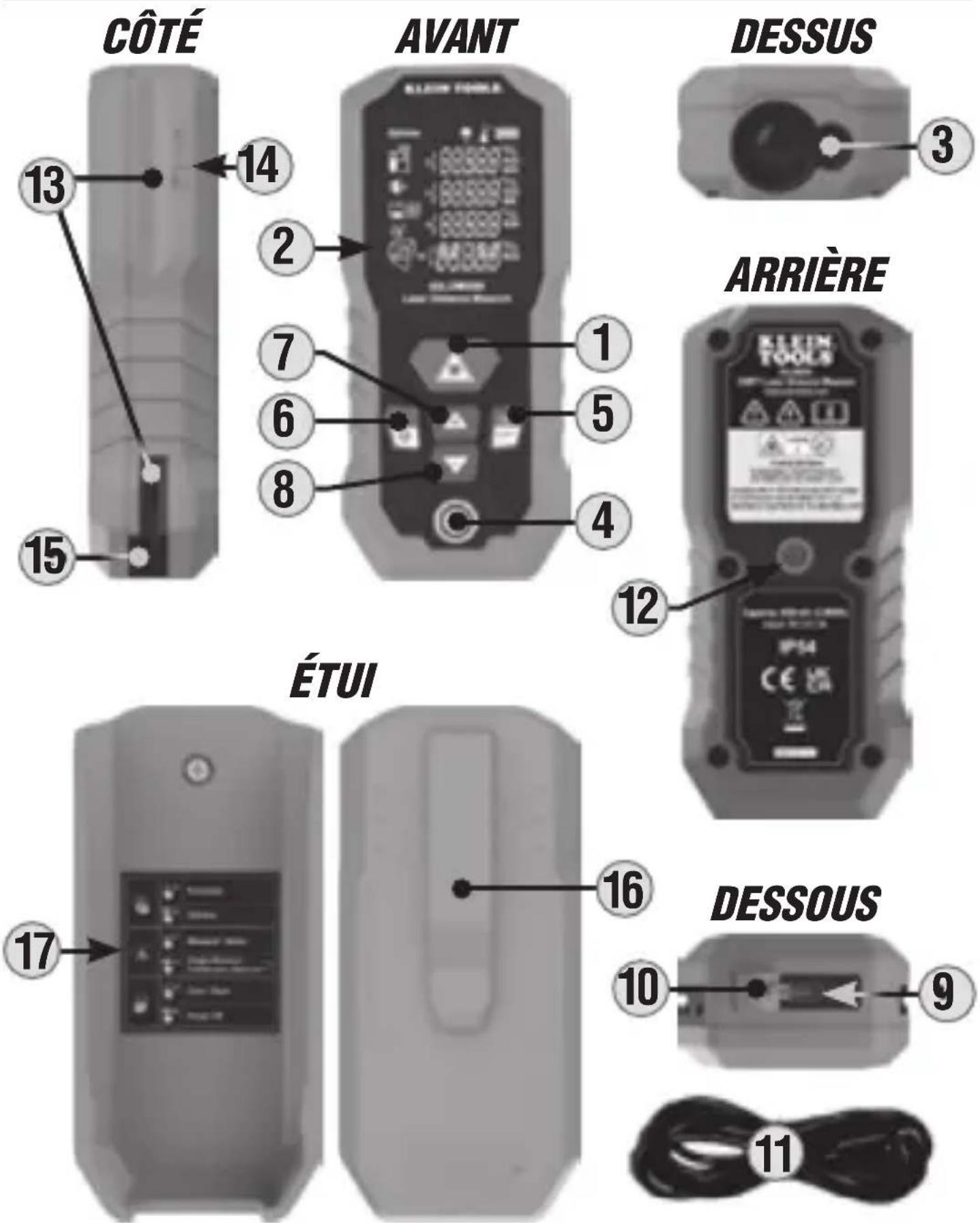 Klein Tools 93LDM200 - AVERTISSEMENTS - 4