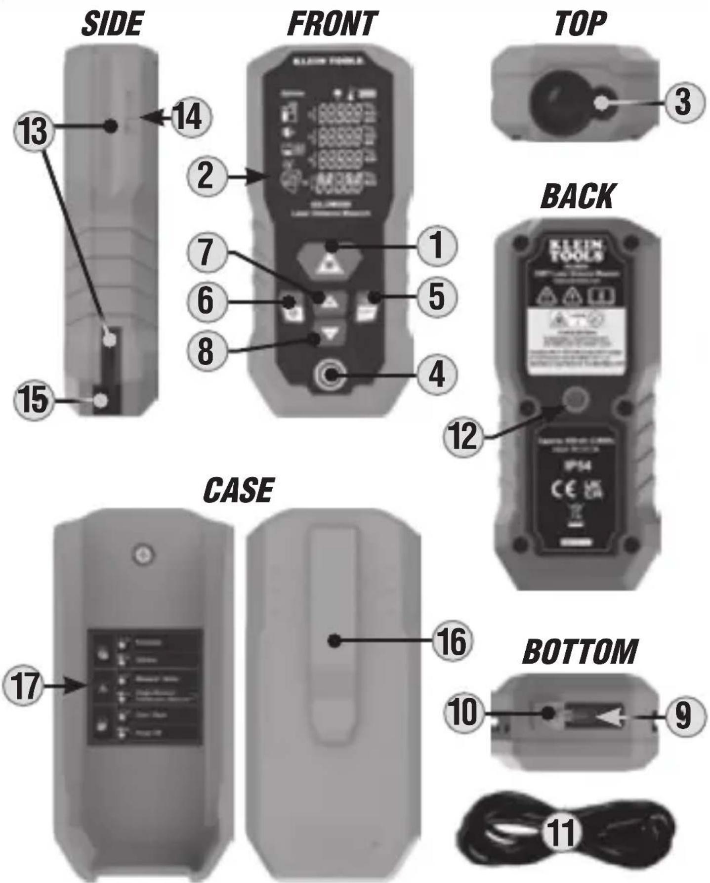 Klein Tools 93LDM200 - WARNINGS - 1