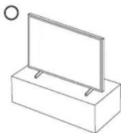 SAMSUNG GQ65S94DAT - Precauzioni durante l'installazione del piedistallo al teilevisore - 1