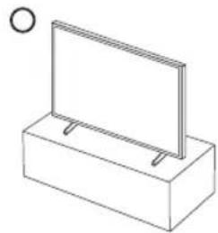 SAMSUNG GQ85QN800DT - Voorzorgsmaatregelen bij de installmentie van de tv met een voet - 1