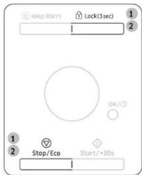 SAMSUNG MG23DG4524C - Disattivazione dei segnali acustici - 1