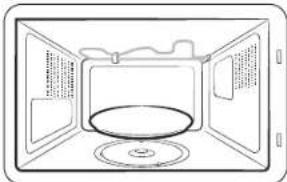 SAMSUNG MG23DG4524C - Using the crusty plate - 1