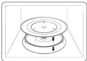 SAMSUNG MG23DG4524C - Plato giratorio - 1