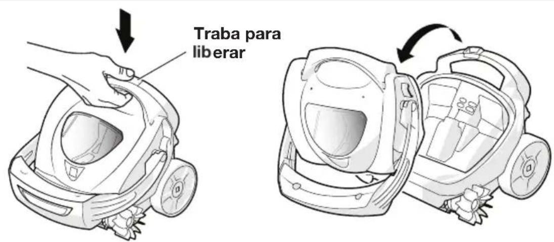 POLARIS Spabot - Vaciar el cartucho del filtro - 1