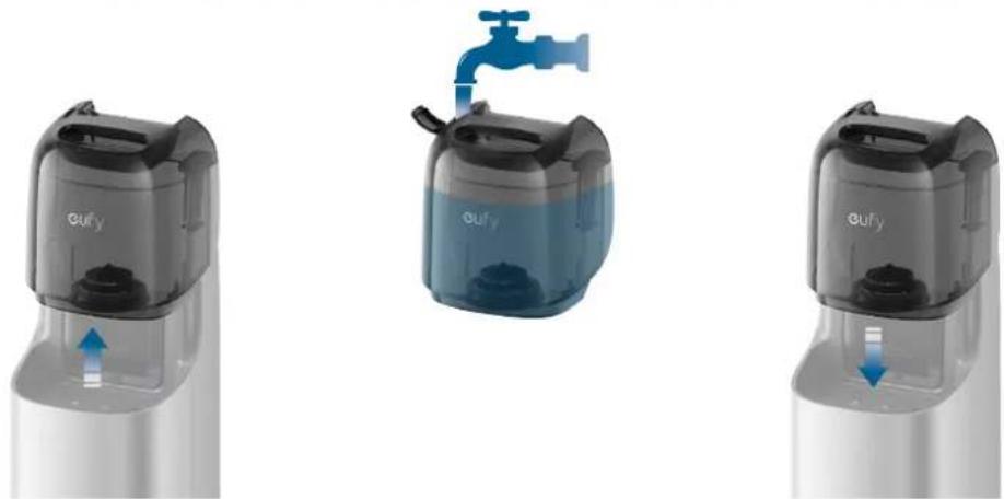 eufy S1 Pro - Ajout d'eau propre - 1