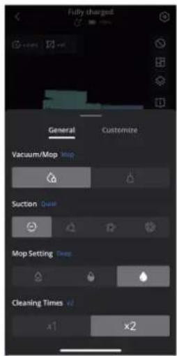 eufy S1 Pro - Sélection du mode de nettoyage - 2
