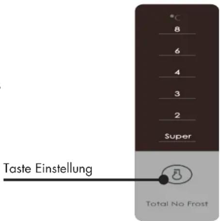 Wisberg WBKVC188DB - Temperatureinstellung Kuhlschrank - 1