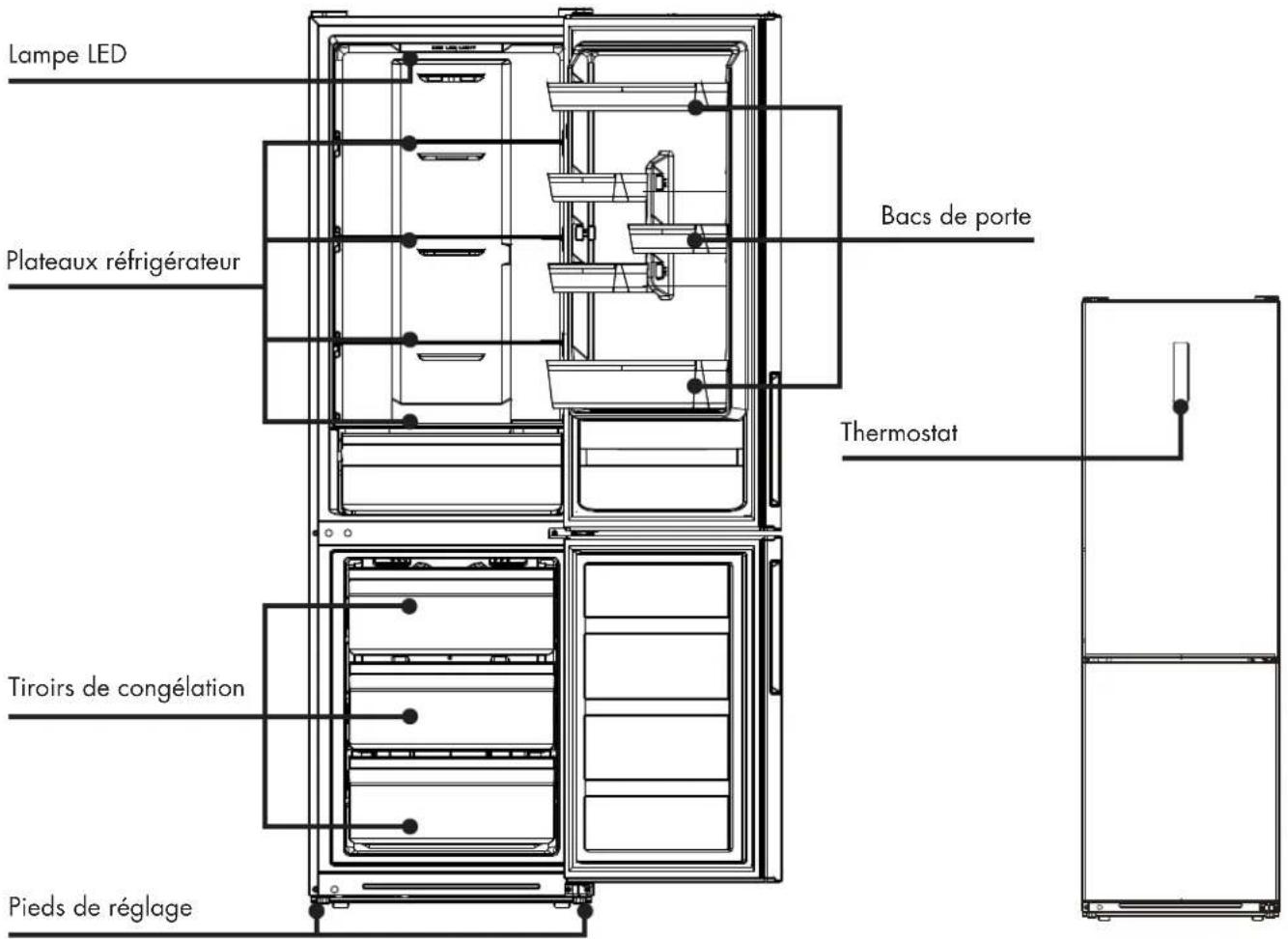 Wisberg WBKVC188DB - DIMENSIONS - 1