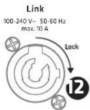 HK AUDIO LINEAR 9 118 Sub BA - Mains Input - 3
