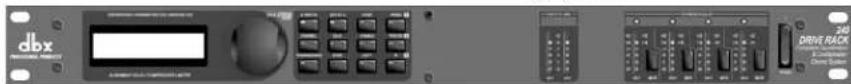 DBX DriveRack 241 - Auf der Vorderseite des 240 DriveRack navigieren - 1