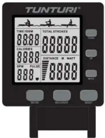 TUNTURI FitRow 80i AIR - Panel (fig E) - 1