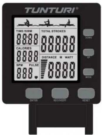 TUNTURI FitRow 80i AIR - Console (fig E) - 1