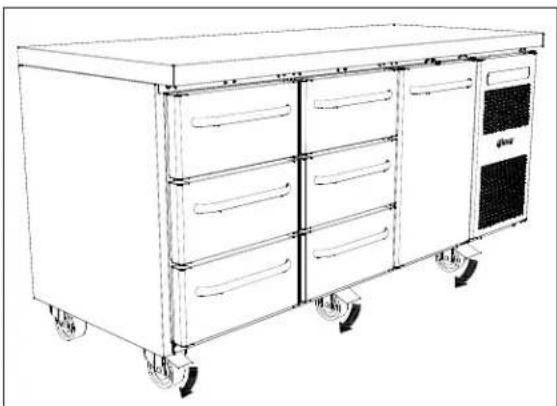GRAM GASTRO M 2207 CSG A DL/DL/DL/DR L2 - Installatie - 5