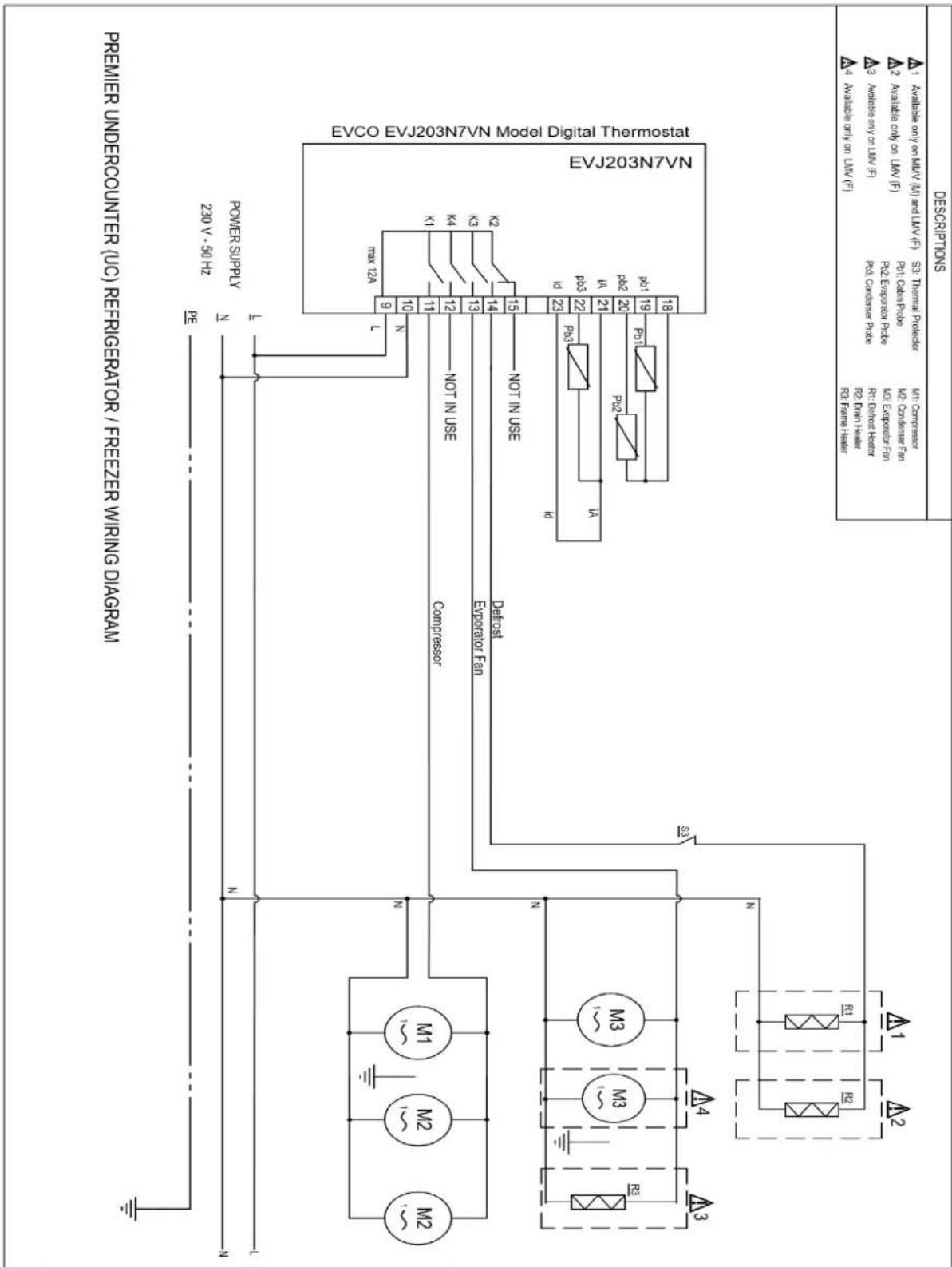 GRAM Premier F 2 A DL DR L E - SCHEMA DE CABLAGE ELECTRIQUE - 1