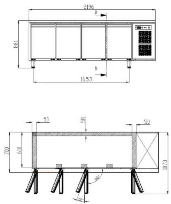 GRAM Premier F 2 A DL DR L E - PREMIER UNDERCOUNTER - 1