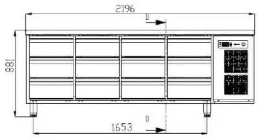 GRAM Premier F 2 A DL DR L E - PREMIER UNDERCOUNTER - 1