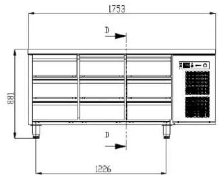 GRAM Premier F 2 A DL DR L E - PREMIER UNDERCOUNTER - 1