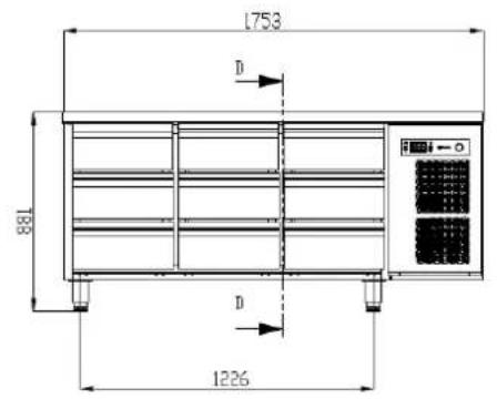 GRAM Premier F 2 A DL DR L E - PREMIER UNDERCOUNTER - 1