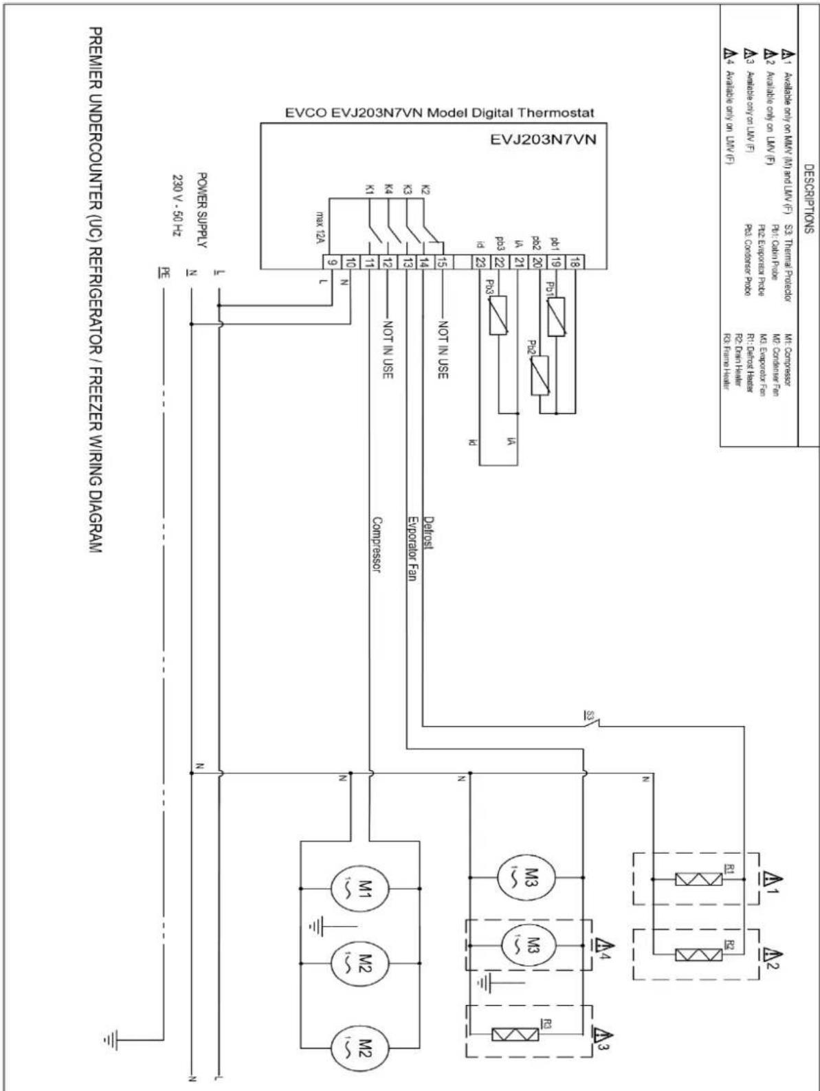 GRAM Premier F 2 A DL DR L E - COOLING DIAGRAM – ELECTRICAL WIRING DIAGRAM - 2