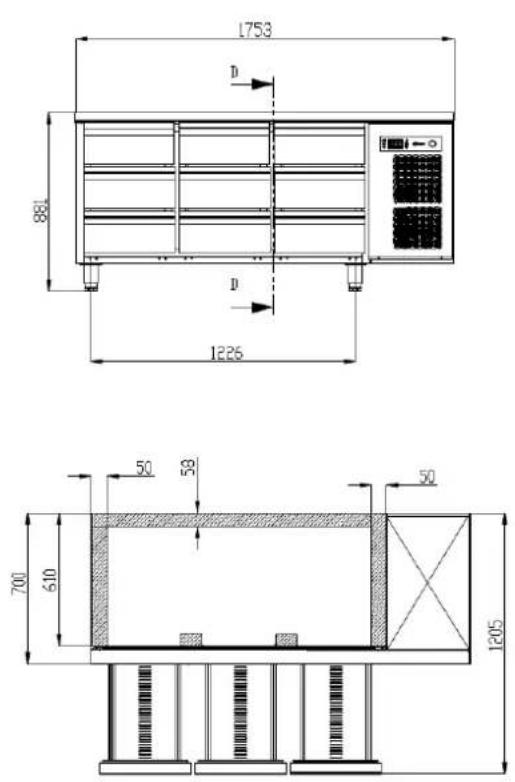 GRAM Premier F 2 A DL DR L E - PREMIER UNDERCOUNTER - 1