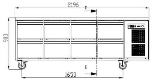 GRAM Premier F 2 A DL DR L E - PREMIER UNDERCOUNTER - 2