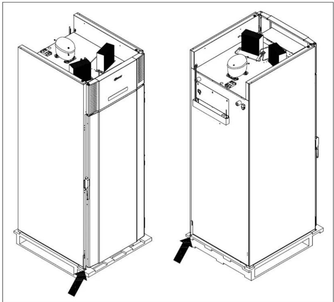 GRAM K 1500 CSG - Plaatsing van de kast - 2