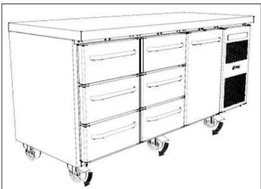 GRAM GASTRO K 1407 CSG PT DL/DR L2 - Aufstellen - 5