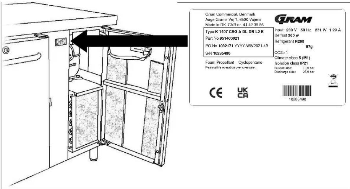 GRAM GASTRO K 2207 CSG A 2D/2D/3D/3D L2 - Service - 1