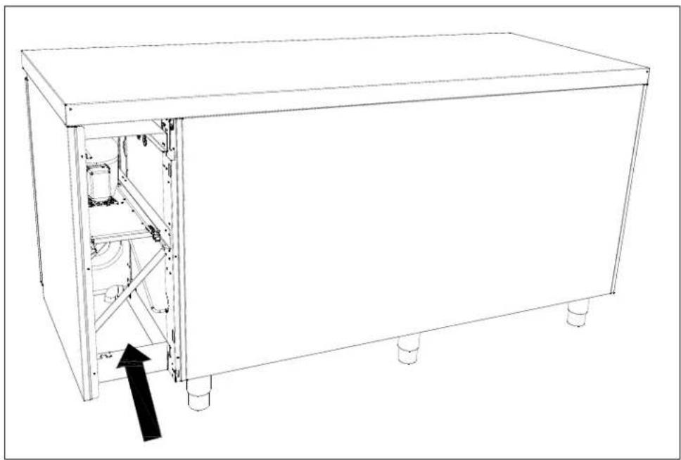 GRAM GASTRO K 2207 CSG A 2D/2D/3D/3D L2 - Tafels die op een gemeenschappelijke compressor zijn aangesloten - 2