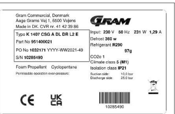 GRAM GASTRO K 2207 CSG A 2D/2D/2D/2D L2 - Onderhoud - 2