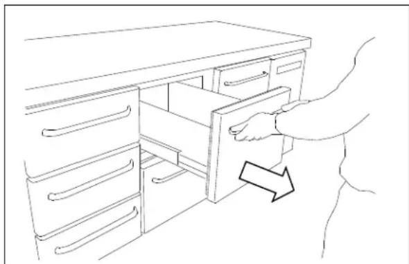 GRAM GASTRO K 2207 CSG A 2D/2D/2D/2D L2 - Rengöring av bänk med lador: - 1