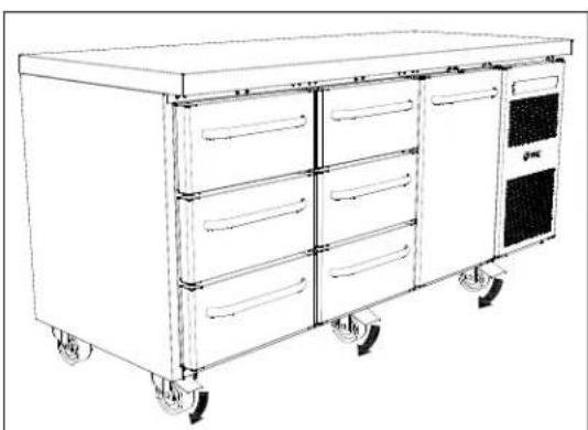 GRAM GASTRO K 2207 CSG A 2D/2D/2D/2D L2 - Aufstellen - 6