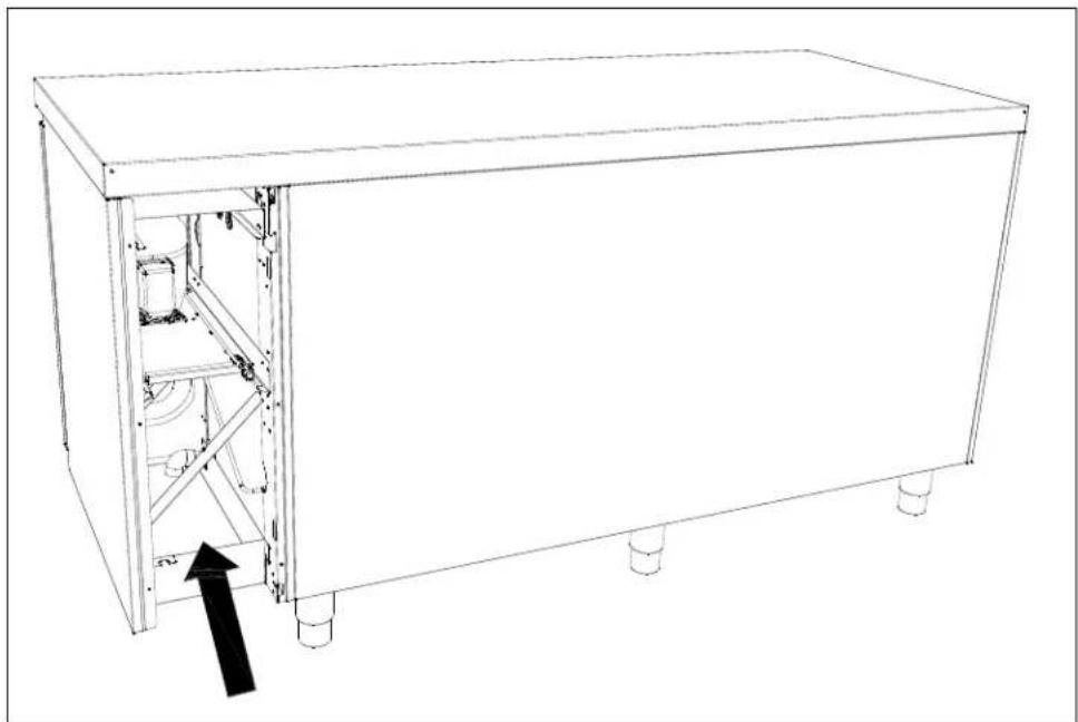 GRAM GASTRO K 2207 CSG A 2D/2D/2D/2D L2 - Borde tilsluttet fælles kompressor: - 2