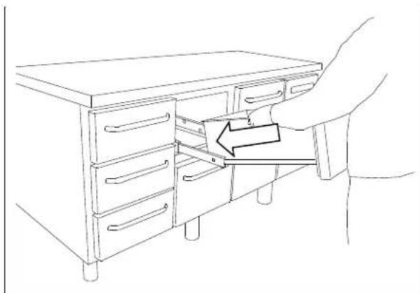 GRAM GASTRO K 2207 CSG A 2D/2D/2D/2D L2 - Reinigen van werkbanken met laden: - 3