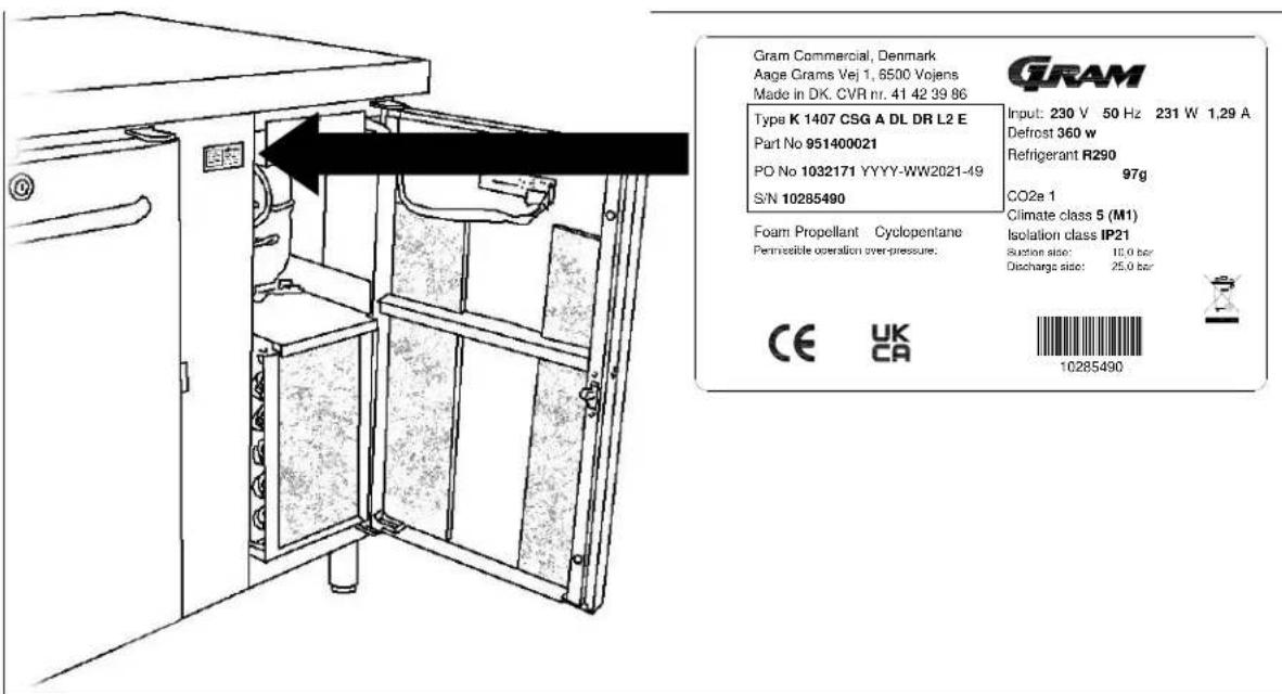 GRAM GASTRO K 1807 CSG A DL/2D/3D L2 - Service - 1