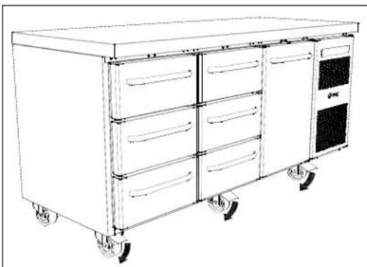 GRAM GASTRO K 1807 CSG A DL/2D/3D L2 - Aufstellen - 6