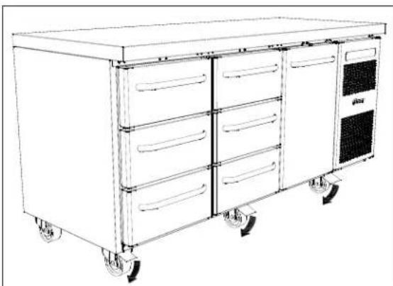 GRAM GASTRO K 1807 CSG A DL/2D/3D L2 - Opstilling - 6