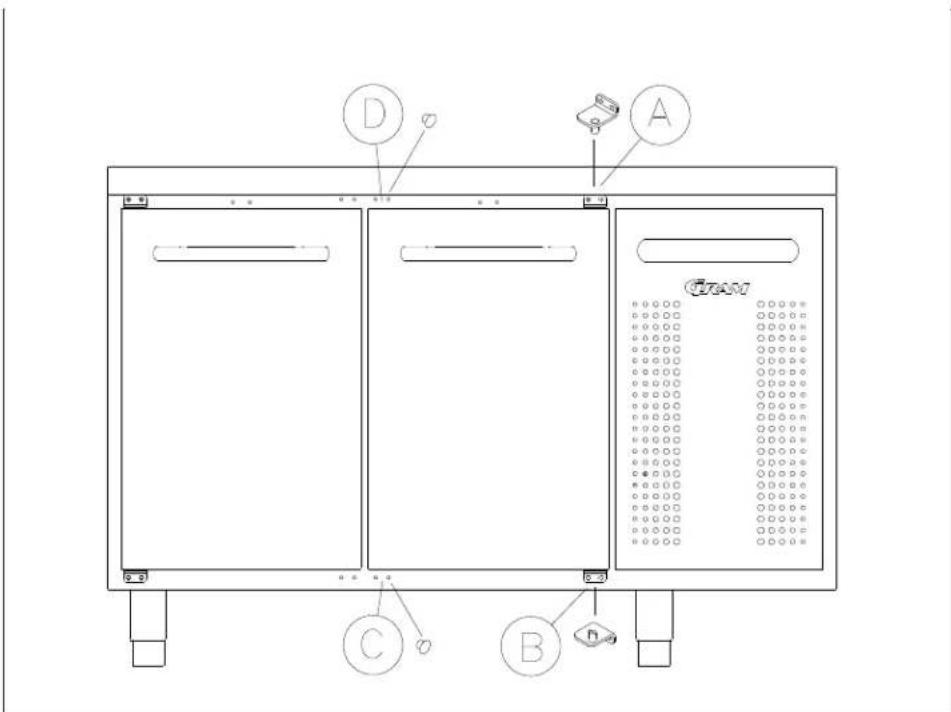 GRAM GASTRO K 1407 CSG A 2D/2D L2 - Umschlagen der Tür - 1