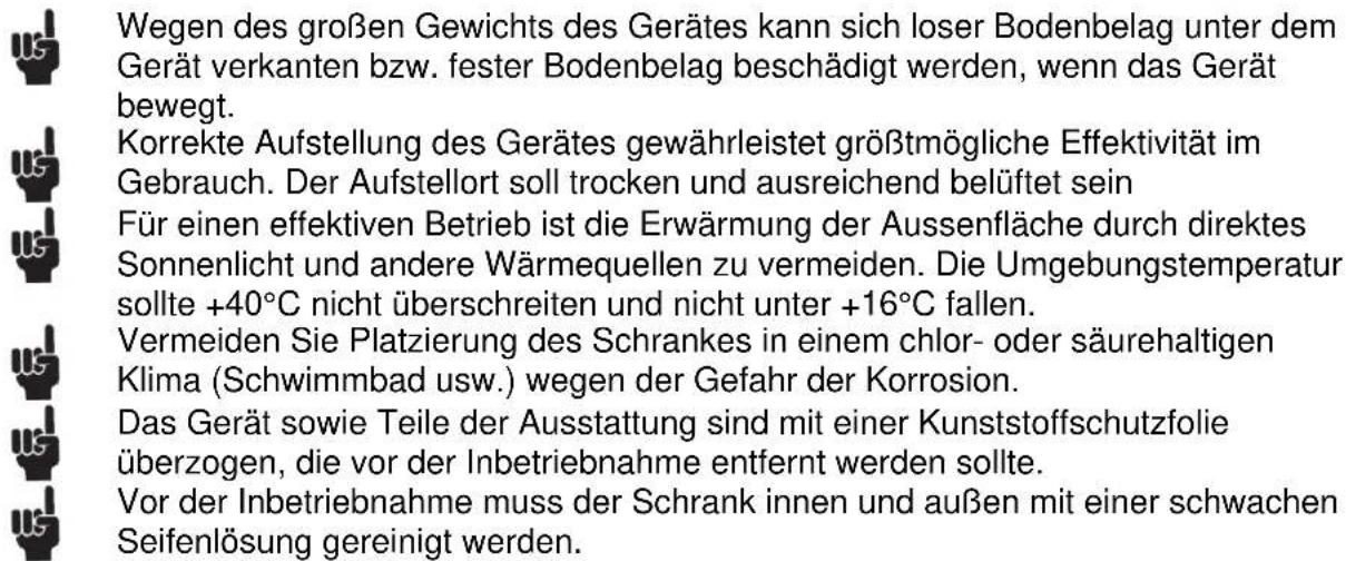 GRAM GASTRO K 2207 CSG A DL/DL/2D/2D L2 - Aufstellen - 3