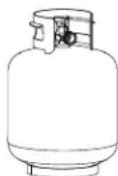 Char-Broil 12701705 - Réservoir de gaz. - 2